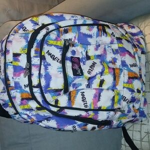 Angels Graffiti Backpack Nwot